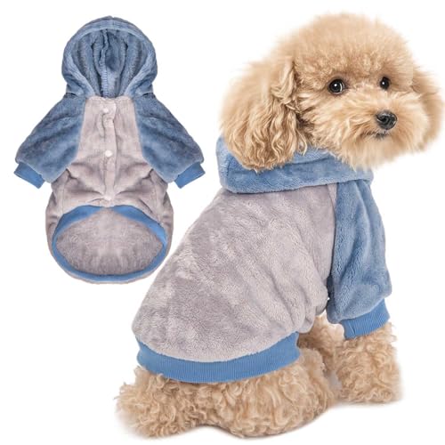 FabriCastle Hunde-Kapuzenpullover für kleine Hunde, Jungen und Mädchen, Hundekleidung, S, XS, XXS, Welpen-Sweatshirt, Haustier-Outfit, Katzenkleidung, superweich, warm, Schnappverschluss FabriCastle Hunde-Kapuzenpullover für kleine Hunde, Jungen und Mädchen, Hundekleidung, S, XS, XXS, Welpen-Sweatshirt, Haustier-Outfit, Katzenkleidung, superweich, warm, Schnappverschluss von FABRICASTLE