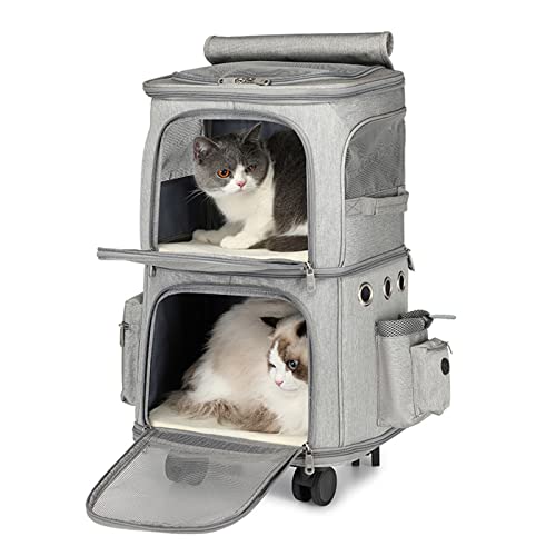 Hochwertige Reisetasche Für Haustiere - Optimal Für Den Transport Von Hunden Und Katzen Auf Reisen Und Im Alltag - Mit Vielen Praktischen Taschen von FABROX