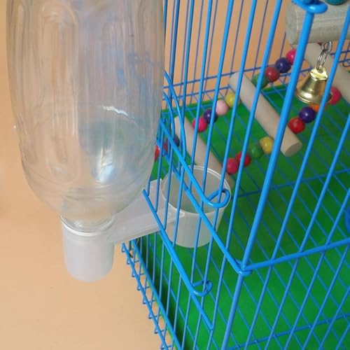 10er Set Trinkbecher für Vögel Glattes Design für einfaches Nachfüllen und Reinigen von FACAIIO