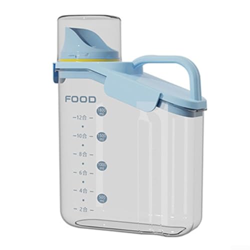 FACAIIO Effizienter Futterbehälter für frisches Futter, doppelt versiegelt und feuchtigkeitsbeständig, Blau von FACAIIO