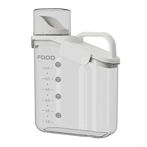 FACAIIO Effizienter Futterbehälter für frisches Futter, doppelt versiegelt und feuchtigkeitsbeständig, Weiß von FACAIIO