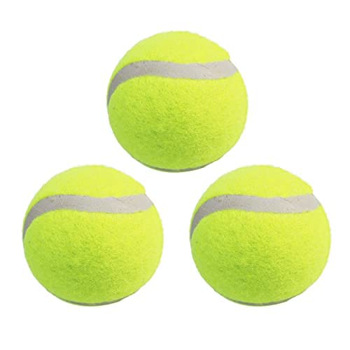 Tennisbälle für Automatisches Hundespielzeug, bälle für Hunde Hundespielzeugbälle, Hundekauspielzeug-Tennisbälle, Haustierbälle (Grün, 3pcs) von FACULX