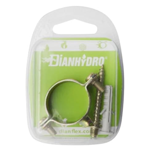 Leichtes Tropenhalsband mit Dübel und Schraube 28 mm - 3/4" Einzelpackung von FAIDF
