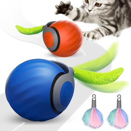 FALUCKYY Speedy Tail Katzenspielzeug, Speedy Tail 2.0, automatisch beweglicher Spielzeugball für Katzen, über USB wiederaufladbar, intelligentes Haustierspielzeug, interaktives Haustierspielzeug FALUCKYY Speedy Tail Katzenspielzeug, Speedy Tail 2.0, automatisch beweglicher Spielzeugball für Katzen, über USB wiederaufladbar, intelligentes Haustierspielzeug, interaktives Haustierspielzeug von FALUCKYY