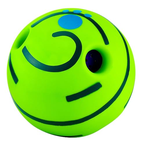 FAMKIT Dog Giggle Ball,Interactive Wobble Wag Giggle Ball,Indestructible Dog Ball,Sound Talking Babble Ball,for Dogs/Pets Training Playing FAMKIT Dog Giggle Ball,Interactive Wobble Wag Giggle Ball,Indestructible Dog Ball,Sound Talking Babble Ball,for Dogs/Pets Training Playing von FAMKIT
