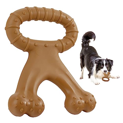 FAMKIT Hundespielzeug, robustes Hundespielzeug, Kauspielzeug für aggressive Kauer, Nylon, Beißknochen, Kauspielzeug für große und mittelgroße Hunde von FAMKIT