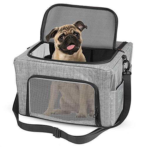 FAMKIT Transporttasche für Katzen, Hunde, Welpen, weich, tragbar, faltbar, für Fluggesellschaften zugelassen, für kleine Hunde, Katzen und Welpen von FAMKIT