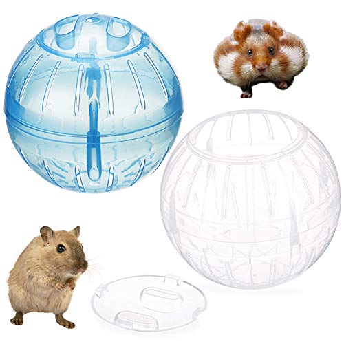 FANDE Hamster Übungs Ball, 2PCS Hamster Laufball Übungs Ball Hamster Minilauf Überübungs Rolle Ball,12cm von FANDE