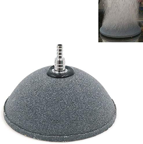 FANDE Luftstein Scheibe, Luftblasen Diffusor Airstones, Air Bubble Stein Rund Ausströmer, Aquarium Teich Keramische Luftstein Diffusoren für Aquarium, Pumpe und Hydroponik (10 cm) von FANDE