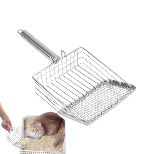 FANGZ Katzenstreuschaufel, Katzenstreuschaufel | Robuster großer Kotschaufel aus Edelstahl für die Katzentoilette | Ergonomischer Griff, multifunktionale hängende Streuschaufel, Katzenschaufel für FANGZ Katzenstreuschaufel, Katzenstreuschaufel | Robuster großer Kotschaufel aus Edelstahl für die Katzentoilette | Ergonomischer Griff, multifunktionale hängende Streuschaufel, Katzenschaufel für von FANGZ