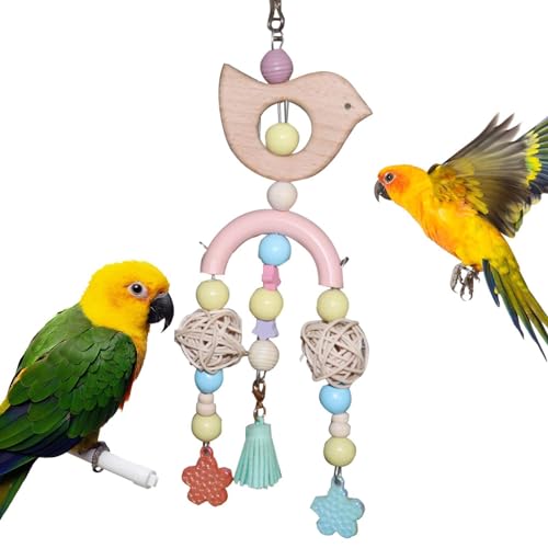 FANGZ Spielzeug für Vögel, Papageienspielzeug,Vogelkäfigspielzeug | Buntes Hängespielzeug für Sittiche, Nymphensittiche, Turteltauben und Sittiche – mehrfarbiges Spielzeug FANGZ Spielzeug für Vögel, Papageienspielzeug,Vogelkäfigspielzeug | Buntes Hängespielzeug für Sittiche, Nymphensittiche, Turteltauben und Sittiche – mehrfarbiges Spielzeug von FANGZ