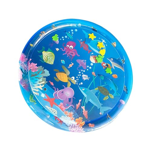 FANGZ Wasserpad für Katzen, Spielmatte mit Wassersensor,Sensing aufblasbare Outdoor-Spielmatte für Haustiere - Faltbare Design-Wasserklopfmatte für Boden, Fliesen und Gras FANGZ Wasserpad für Katzen, Spielmatte mit Wassersensor,Sensing aufblasbare Outdoor-Spielmatte für Haustiere - Faltbare Design-Wasserklopfmatte für Boden, Fliesen und Gras von FANGZ