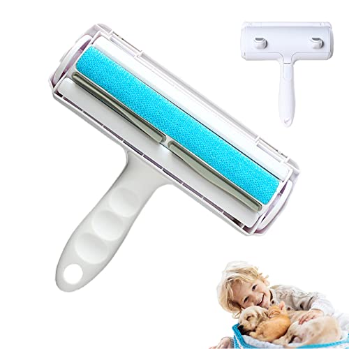 Tierhaarentferner-Roller, Katzenhaarentferner, Tierhaarentferner, klebrige Haarrolle, katzenohrförmige Flusenentferner, Rollenbürste für Tierhaare, verwendet für Kleidung, Sofas, Betten, Teppiche Tierhaarentferner-Roller, Katzenhaarentferner, Tierhaarentferner, klebrige Haarrolle, katzenohrförmige Flusenentferner, Rollenbürste für Tierhaare, verwendet für Kleidung, Sofas, Betten, Teppiche von FANSEZQ