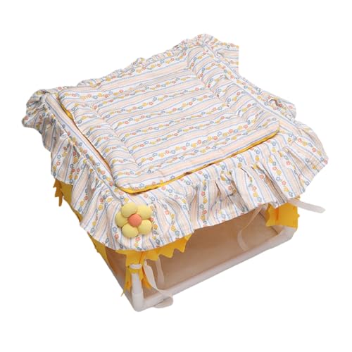 Bequemes Cavia Porcellus Hausbett mit weicher Matte, Haustierversteck für Kleintiere, maschinenwaschbar, Igel, Haustier Bequemes Cavia Porcellus Hausbett mit weicher Matte, Haustierversteck für Kleintiere, maschinenwaschbar, Igel, Haustier von FANSHINUO