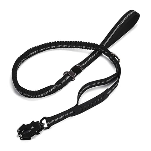 Verstellbare Hundeleine, reflektierend, elastisch, stoßdämpfend, mit starken Karabinern, für verschiedene Rassen, elastische Stoßdämpfung, Haustier-Leine Verstellbare Hundeleine, reflektierend, elastisch, stoßdämpfend, mit starken Karabinern, für verschiedene Rassen, elastische Stoßdämpfung, Haustier-Leine von FANSHINUO