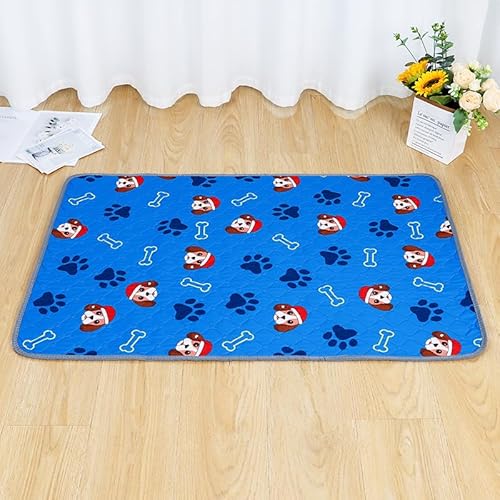 FANSU 2 Stück Welpen Unterlagen, Wiederverwendbare PIPI Matten für Hunde,Stilvolle Weihnachtsdrucke Inkontinenzunterlage Waschbar, Welpenunterlage für Welpen (90X150cm,Welpe) von FANSU