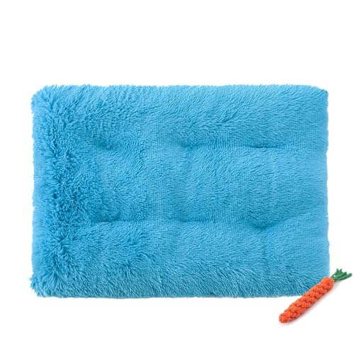 FANSU Hundebett Waschbar Katzenbett Flauschig Hundebetten, Weiche Beruhigende Haustierbett Abnehmbar und Waschbar für Kleine Mittlere oder große Hunde (XS-45X30CM,Blau) von FANSU