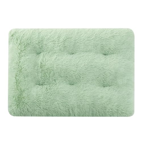 FANSU Hundebett Waschbar Katzenbett Flauschig Hundebetten Weiche Beruhigende Haustierbett Abnehmbar und Waschbar für Kleine Mittlere oder große Hunde (S-55X40CM,Aprikose) von FANSU