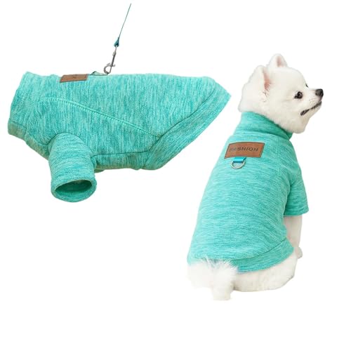 FANSU Hundepullover Kleine Hunde, Hunde Pullover Waschbar Hundepulli, Strick Pullover Hunde Shirt Elastisch Wärme Hunde Pullis, Strickpullover mit Beinen für Corgi Dackel XS-6XL (2XL,Grün) von FANSU
