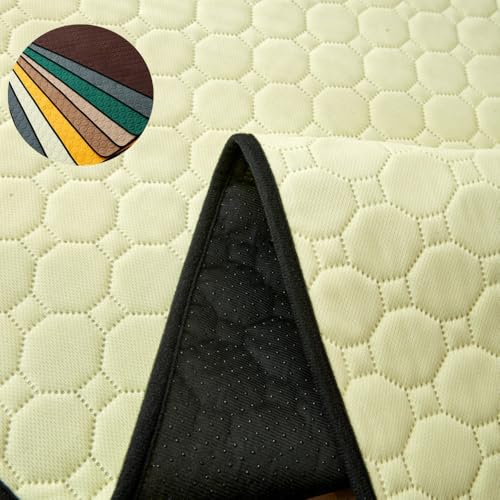 FANSU Mehrfarbige Mode Welpen Unterlagen, Wiederverwendbare PIPI Matten für Hunde, Wasseraufnahme Inkontinenzunterlage rutschfest Welpenunterlage,für Zuhause/Auto/Reisen (70x100cm,Hellgrün) von FANSU