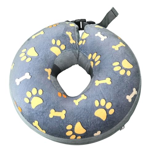 FANSWAN Aufblasbares Haustier-Genesungshalsband für Hunde und Katzen, Schutzkegel nach dem Halsband, Cartoon-Muster FANSWAN Aufblasbares Haustier-Genesungshalsband für Hunde und Katzen, Schutzkegel nach dem Halsband, Cartoon-Muster von FANSWAN