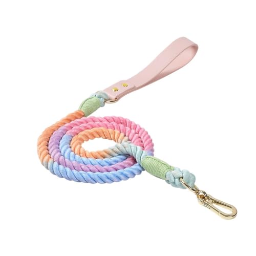 FANSWAN Weberei-Hundeleine, 120 cm/150 cm, farblich passendes Kätzchen-Zugseil, Laufleine für kleine Haustiere, Hunde, Katzen, Anti-Entkommen FANSWAN Weberei-Hundeleine, 120 cm/150 cm, farblich passendes Kätzchen-Zugseil, Laufleine für kleine Haustiere, Hunde, Katzen, Anti-Entkommen von FANSWAN