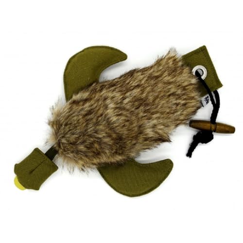 FARM-LAND Hunde Dummy Ente mit Kunstfell 300g von FARM-LAND