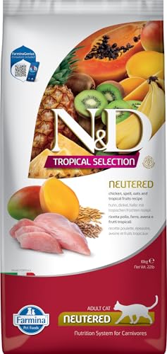 FARMINA ND Cat Tropical Selection NEUTERED Huhn 10 kg FARMINA ND Cat Tropical Selection NEUTERED Huhn 10 kg von FARMINA