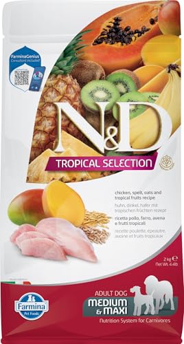 FARMINA ND Dog Tropical Selection Med Maxi Huhn, 2 kg von FARMINA