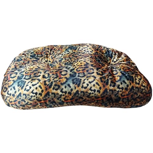 FASHION ANIMALS Ovale Haustierbett aus Samt – Weiches Hundekissen Nicht abziehbar – Waschbares Tierbett im Animalier-Design – Für Hunde & Katzen – Made in Italy (Leopard) FASHION ANIMALS Ovale Haustierbett aus Samt – Weiches Hundekissen Nicht abziehbar – Waschbares Tierbett im Animalier-Design – Für Hunde & Katzen – Made in Italy (Leopard) von FASHION ANIMALS