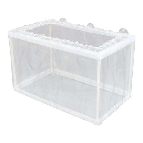 Aquarium Zuchtbox – DIY Aquarium Hatcher Mesh Box | Fish Tank Inkubator Box mit Saugnäpfen, Fisch Fry Hatchery für Garnelen Aquarium Fische von FASSME