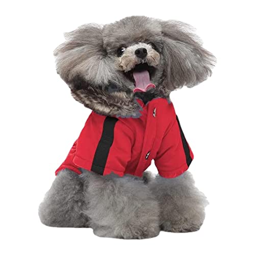 Daunenjacke für Katzen, Hunde, Kapuzenjacke, warme Kleidung für kleine Hunde, Winter, dick gepolstert, warm, für Welpen, kleine, mittelgroße und große Hunde Daunenjacke für Katzen, Hunde, Kapuzenjacke, warme Kleidung für kleine Hunde, Winter, dick gepolstert, warm, für Welpen, kleine, mittelgroße und große Hunde von FASSME
