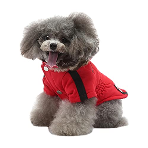 FASSME Fleece-Hunde-Kapuzenpullover für kleine | winddichte Hundejacke mit Kapuze – Hoodie Hundeweste Mantel kaltes Wetter Kleidung Oberbekleidung für Hunde Katzen Welpen Haustier kleine große Hunde von FASSME