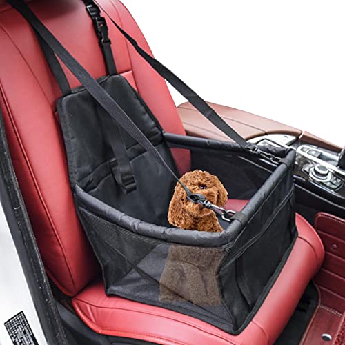 Haustier-Autositz, atmungsaktiver Hunde-Sicherheitsgurt, waschbar, für kleine Hunde und Katzen, ideal für kleine Haustiere Haustier-Autositz, atmungsaktiver Hunde-Sicherheitsgurt, waschbar, für kleine Hunde und Katzen, ideal für kleine Haustiere von FASSME