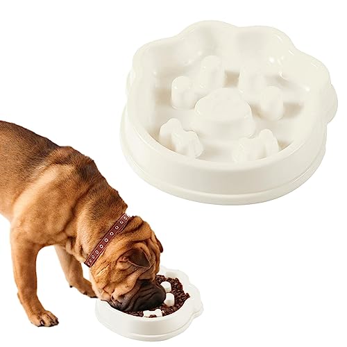 FASSME Hund Slow Feeder Bowl | Puzzle Bowl Slow Down Eating Dog Feeder | Fun Slow Bowl Feeder Interactive Dog Feeding Pet Accessories for Small Dogs and Cats von FASSME