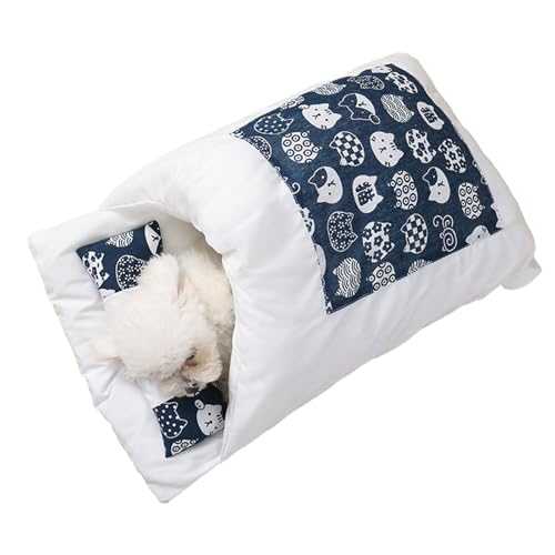 FASSME Katzensackbett, wärmendes Haustier-Schlafzone, gemütliches Bett, wärmendes Haustier-Schlafzone, gemütliches Bett, keine Verformung, Haustierbett, Kissen im Lieferumfang enthalten von FASSME