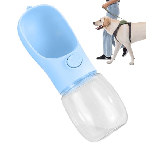 FASSME Reise-Wassernapf für Hunde, 350 ml, tragbare Haustier-Wasserflasche zum Spazierengehen, Trinkwasserbehälter für Welpen, kleine, mittelgroße und große Hunde von FASSME