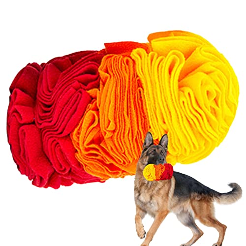 FASSME Schnüffelpad für Haustiere, Regenbogen-Schnüffelmatte, interaktives Schnüffelspiel zur Linderung von Langeweile, Futtermatte, Bereicherung für Hunde, Rätsel für Hunde, 25,4 x 15,2 cm von FASSME