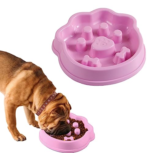 FASSME Slow Feeder Bowl - Puzzle Bowl Slow Down Eating Dog Feeder | Fun Slow Bowl Feeder Interactive Dog Feeding Pet Accessories for Small Dogs and Cats von FASSME