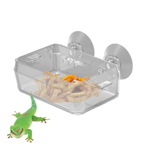 Futternapf für Reptilien Anti Scape, Futternapf für Reptilien,Reptilien-Futterleiste mit Saugnapf | Reptilien-Futterleiste, Gecko-Futterleiste und Saugnapf, langlebiger und transparenter Mehlwurmnapf Futternapf für Reptilien Anti Scape, Futternapf für Reptilien,Reptilien-Futterleiste mit Saugnapf | Reptilien-Futterleiste, Gecko-Futterleiste und Saugnapf, langlebiger und transparenter Mehlwurmnapf von FASSME