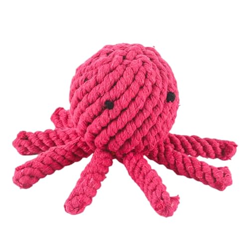 Kraken-Kauspielzeug für Hunde, Kraken-Ziehspielzeug für Hunde - Ziehen Sie Oktopus-Beißspielzeug - Kaubares Baumwollse gegen Zähneknirschen, interaktives Tauziehenspielzeug für alle Rassen, Schnulle Kraken-Kauspielzeug für Hunde, Kraken-Ziehspielzeug für Hunde - Ziehen Sie Oktopus-Beißspielzeug - Kaubares Baumwollse gegen Zähneknirschen, interaktives Tauziehenspielzeug für alle Rassen, Schnulle von FASSME