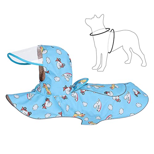Regenmantel für Hunde Wasserdicht - Wasserdichter Hunde-Regenmantel | Verstellbare reflektierende Haustier-Regenkleidung mit Poncho-Kapuze, Großer Hunde-Regenmantel Regenmantel für Hunde Wasserdicht - Wasserdichter Hunde-Regenmantel | Verstellbare reflektierende Haustier-Regenkleidung mit Poncho-Kapuze, Großer Hunde-Regenmantel von FASSME