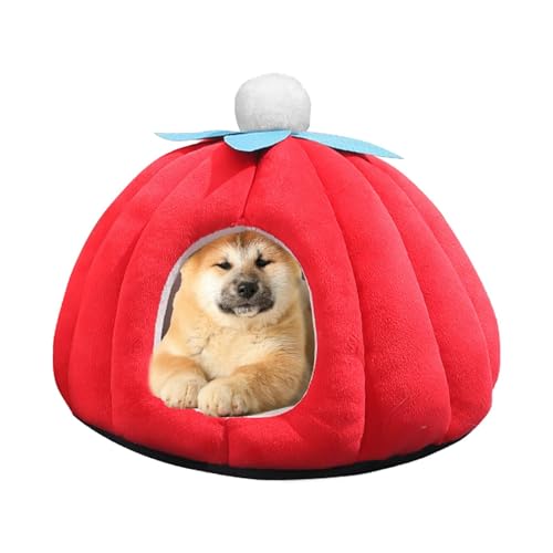 Winter-Hundehütte – niedliches Katzenhöhlenbett im -Stil, niedliches Katzenschlafbett, Welpennest für den Innenbereich, kleine, mittelgroße Katzen und Hunde Winter-Hundehütte – niedliches Katzenhöhlenbett im -Stil, niedliches Katzenschlafbett, Welpennest für den Innenbereich, kleine, mittelgroße Katzen und Hunde von FASSME