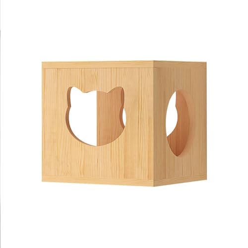FATACO Kletterwand Katzen Ecke Katzenbaum, Katzen Kletterwand, mit Katzenhaus, Katzenkratzbaum, Katzenbrückenleiter, Können Selbst Gebaut und Frei Kombiniert Werden (Size : C7) von FATACO
