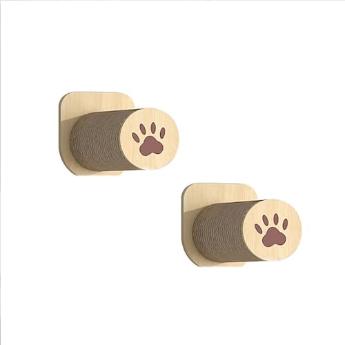 Katzen Kletterwand Set, Katzen-Wandstange, Inklusive Katzenhaus, Katzenkratzbaum, Katzenleiter, Katzenbrücke, Sprungplattform, Verdickte Platte ist Langlebig (Size : C4) von FATACO