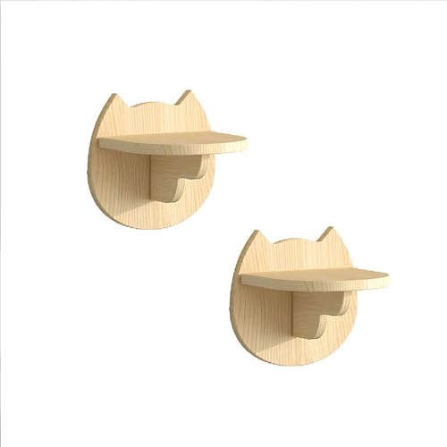 Katzen Kletterwand Set, Katzen-Wandstange, Inklusive Katzenhaus, Katzenkratzbaum, Katzenleiter, Katzenbrücke, Sprungplattform, Verdickte Platte ist Langlebig (Size : C6) von FATACO