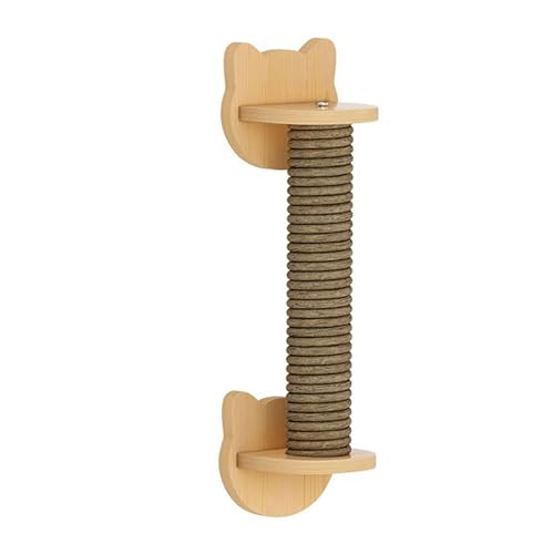 Katzen Kletterwand Set, Kletterwand Katzen Holz, mit Katzenhaus, Kratzbäumen, Katzenleiter, Sprungplattformen, zum Klettern, Schlafen und Spielen (Size : C3) von FATACO