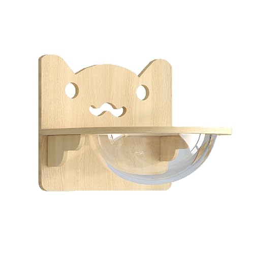 Kletterwand Katzen Set, Bestehend aus Katzenhaus, Katzentreppe Wand, Katzenkratzbaum, Katzenbrücke und Sprungplattform, Kann Durch Heimwerker Frei Kombiniert Werden (Size : C15) von FATACO