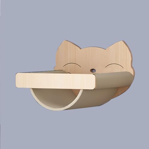 Kletterwand Katzen Set, Katzen Kletterwand, Katzentreppe für Wandset, Frei Kombinierbar, die Verdickte Platte ist Stark und Langlebig, für Activity Indoor Kitty (Size : C6) von FATACO