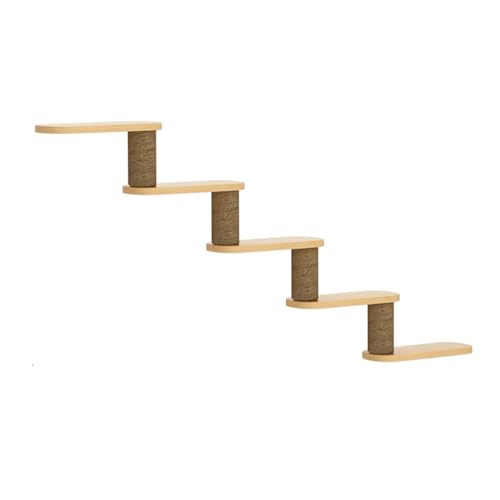 Kletterwand Katzen Set Große Katzen, mit Katzenhaus, Moderne Haustier-Sisal-Treppe, Katzenkratzbaum, Kann Frei Kombiniert Werden (Size : C10) von FATACO